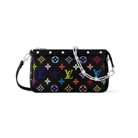 Replica Takashi Murakami Pochette Accessoires Multicolored Monogram Canvas M13663 Uk - 13646 - Buddha Luxury