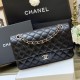 Replica Chanel 13008 CFR#12309 Buddha Luxury Replica Chanel Medium Classic Handbag In Black Lambskin And Silver-Tone Metal Uk - 13008 - Buddha Luxury