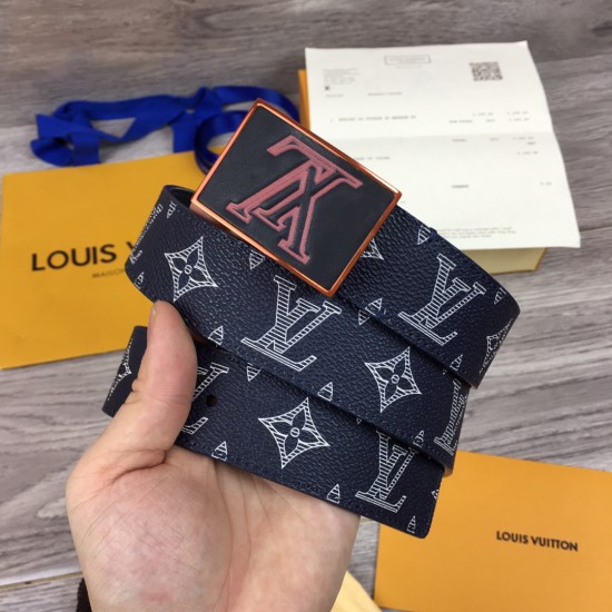 Replica BELT METROPOLE MONOGRAM UPSIDE DOWN INK NAVY - B84 UK replica BELT METROPOLE MONOGRAM UPSIDE DOWN INK NAVY - B84 UK