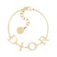 replica CRYSTAL BRACELET IN GOLD UK