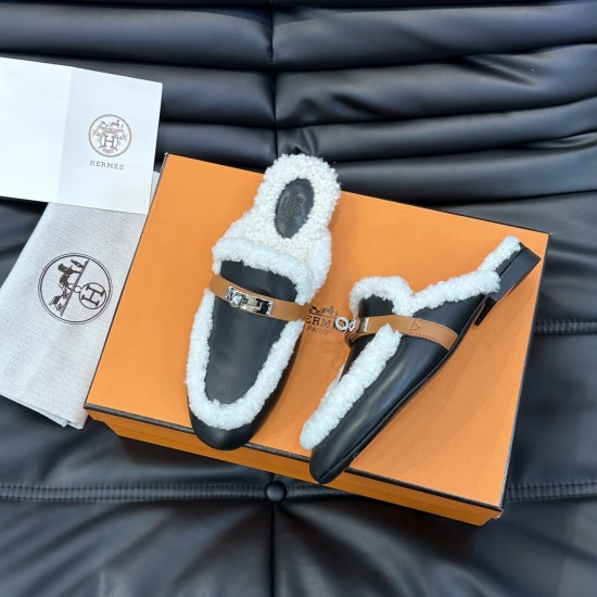 Replica Oz Mules Noir - Hs46 Uk - 14877 - Buddha Luxury