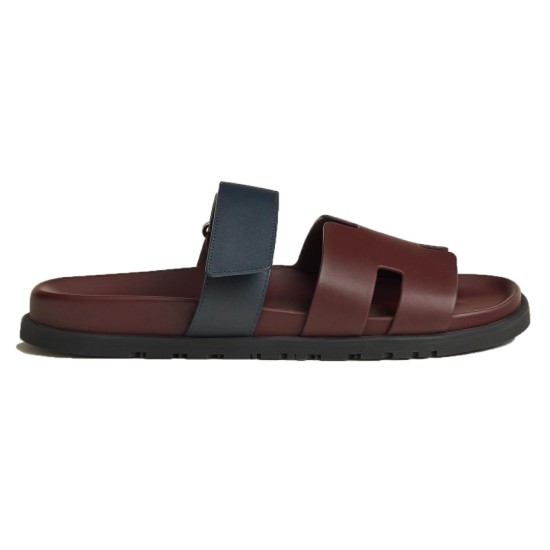 Replica Hermes 14870 HFR#11159 Buddha Luxury Replica Chypre Sandals In Burgundy - Hs56 Uk - 14870 - Buddha Luxury