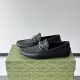 replica MENS DRIVER WITH HORSEBIT IN BLACK - GC461 UK