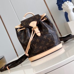 Montsouris Mini Backpack Brown Monogram Canvas M11199 Uk