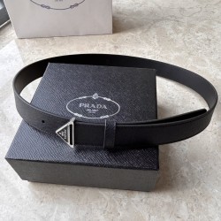 SAFFIANO LEATHER BELT IN BLACK - B259 UK