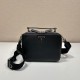 Replica Prada 15898 PFR#8280 Buddha Luxury Replica Medium Brique Saffiano Leather Bag In Black Uk - 15898 - Buddha Luxury