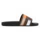 replica FURLEY LOGO SLIDES BLACK/BROWN UK
