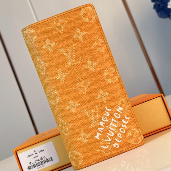 replica BRAZZA WALLET IN YELLOW M12656 UK