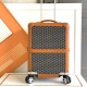replica BOURGET PM TROLLEY CASE IN BLACK AND TAN UK