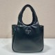 Replica Prada 14226 PFR#10143 Buddha Luxury Replica Medium Padded Soft Nappa Leather Bag Black Uk - 14226 - Buddha Luxury
