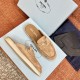 replica SUEDE LEATHER SABOTS ECRU - PD135 UK