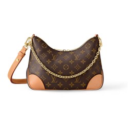 Boulogne Handbag Natural Beige Monogram Canvas M45832 Uk