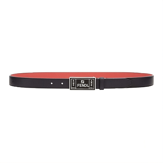 Replica ROMA AMOR LEATHER BELT IN BLACK AND RED - B286 UK replica ROMA AMOR LEATHER BELT IN BLACK AND RED - B286 UK
