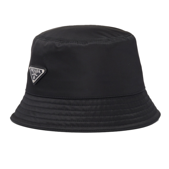 replica RE-NYLON BUCKET HAT IN BLACK UK