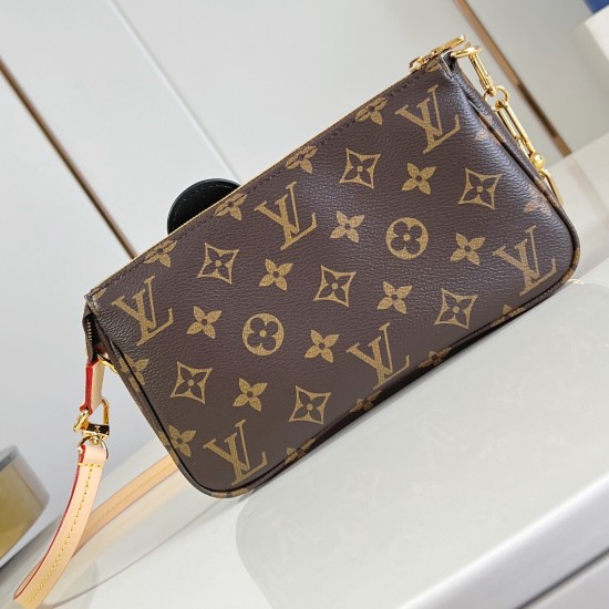 Replica Takashi Murakami Pochette Accessoires Brown Monogram Canvas M13440 Uk - 13659 - Buddha Luxury