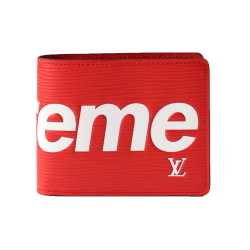 Slender Bifold Wallet In Red Uk