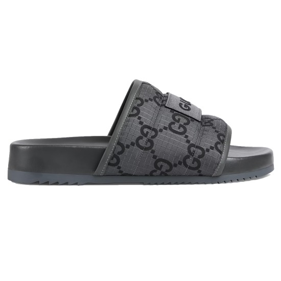 Replica Mens Gg Slide Sandals In Grey - Gcs29 Uk Replica Mens Gg Slide Sandals In Grey - Gcs29 Uk
