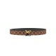 Replica INITIALES 40MM REVERSIBLE DAMIER EBENE CANVAS BELT - B157 UK replica INITIALES 40MM REVERSIBLE DAMIER EBENE CANVAS BELT - B157 UK