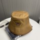replica RE-NYLON BUCKET HAT IN BROWN UK