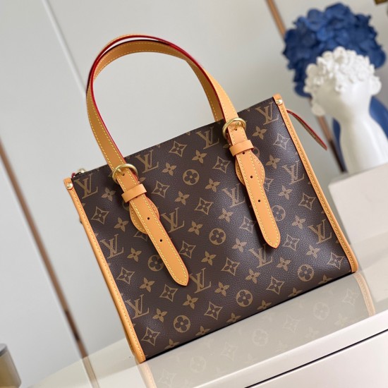 Replica L 14001 LFR#8331 Buddha Luxury Replica Popincourt Haut Shoulder Tote Bag In Brown M40007 Uk - 14001 - Buddha Luxury