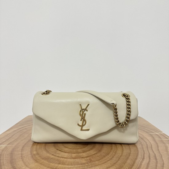 replica CALYPSO LEATHER BAG IN CREAM UK