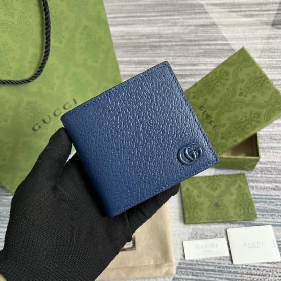 Replica GG MARMONT LEATHER BI-FOLD WALLET BLUE UK replica GG MARMONT LEATHER BI-FOLD WALLET BLUE UK