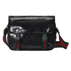 Gg Crystal Messenger Bag Black Uk
