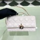Replica Dior 13200 DFR#14465 Buddha Luxury Replica Mini Bag Latte Cannage Lambskin Uk - 13200 - Buddha Luxury