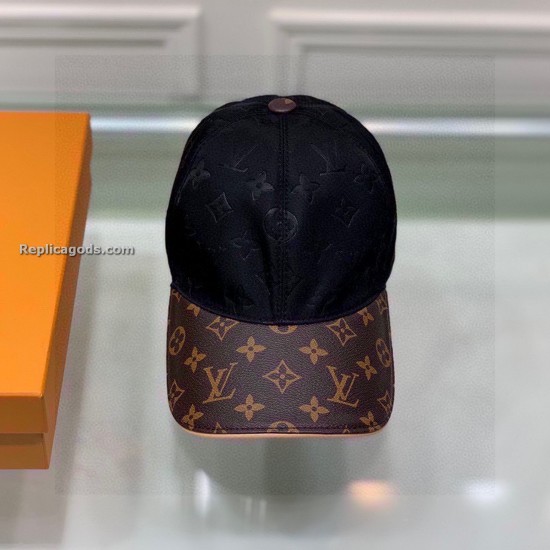 replica GET READY CAP IN BLACK AND BROWN UK