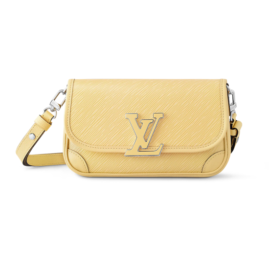 Replica L Women CrossBody and Shoulder Buci Cross-Body Bag Yellow Epi Leather M22618 Uk