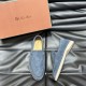 Replica Summer Walk Loafers Blue Suede - Lr55 Uk - 11190 - Buddha Luxury