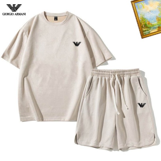 Replica Armani T-Shirt &Amp; Short Set 5