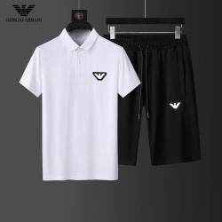 Armani T-Shirt & Short Set 2