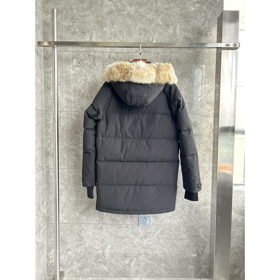 Canada Goose Men's Mens Multi Colour Fur Hooded Parka Coats Canada Goose Men's mens multi colour fur hooded parka coats hanging together