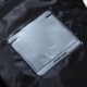 Men's Detailed view of the internal clear pocket patch lined inside the jacket in black and white