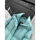 Canada Goose Women's Mint Blue Jacket Collar and Zipper Detail Collar and zipper detail of Canada Goose Women's mint blue puffer jacket
