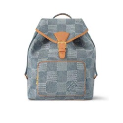 Montsouris Backpack Damier Leather M40708 Uk