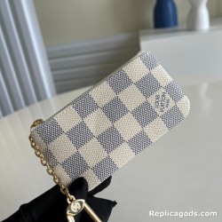 N62659 Key Pouch Damier Azur Coated Canvas Uk N62659 Key Pouch Damier Azur Coated Canvas Uk