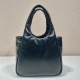 Replica Prada 14226 PFR#10143 Buddha Luxury Replica Medium Padded Soft Nappa Leather Bag Black Uk - 14226 - Buddha Luxury