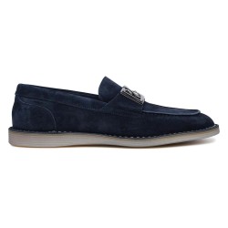 LOGO LOAFERS IN BLUE - GD223 UK