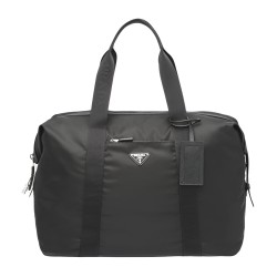 Re-Nylon And Saffiano Leather Duffle Bag Uk