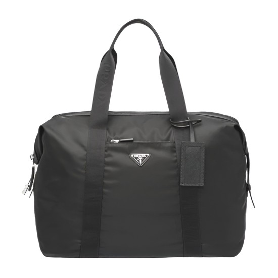 replica RE-NYLON AND SAFFIANO LEATHER DUFFLE BAG UK