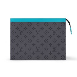 Pochette Voyage Mm Turquoise Monogram Eclipse Reverse M11466 Uk