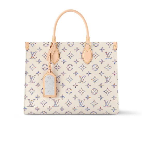 Replica L 13842 LFR#11650 Buddha Luxury Replica Onthego Mm Tote Bag In Multicolor Beige M24708 Uk - 13842 - Buddha Luxury