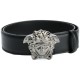 replica MEDUSA HEAD BELT WITH SILVER BUCKLE - B48 UK
