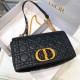 Replica Medium Caro Bag Black Supple Cannage Calfskin Uk - 13266 - Buddha Luxury