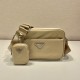 Replica Re-Nylon Shoulder Bag In Desert Beige Uk - 14265 - Buddha Luxury