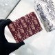 replica SADDLE FLAP CARD HOLDER BURGUNDY OBLIQUE UK