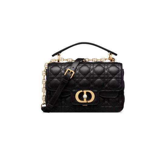 Replica Small Jolie Top Handle Bag Black Cannage Calfskin Uk - 13151 - Buddha Luxury