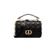 Replica Small Jolie Top Handle Bag Black Cannage Calfskin Uk - 13151 - Buddha Luxury